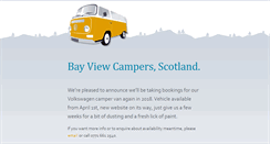 Desktop Screenshot of bayviewcampers.co.uk
