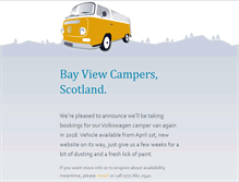 Tablet Screenshot of bayviewcampers.co.uk